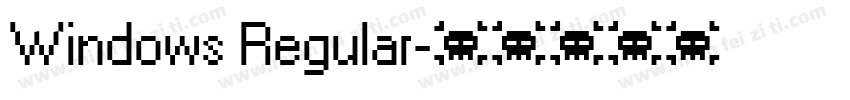 Windows Regular字体转换